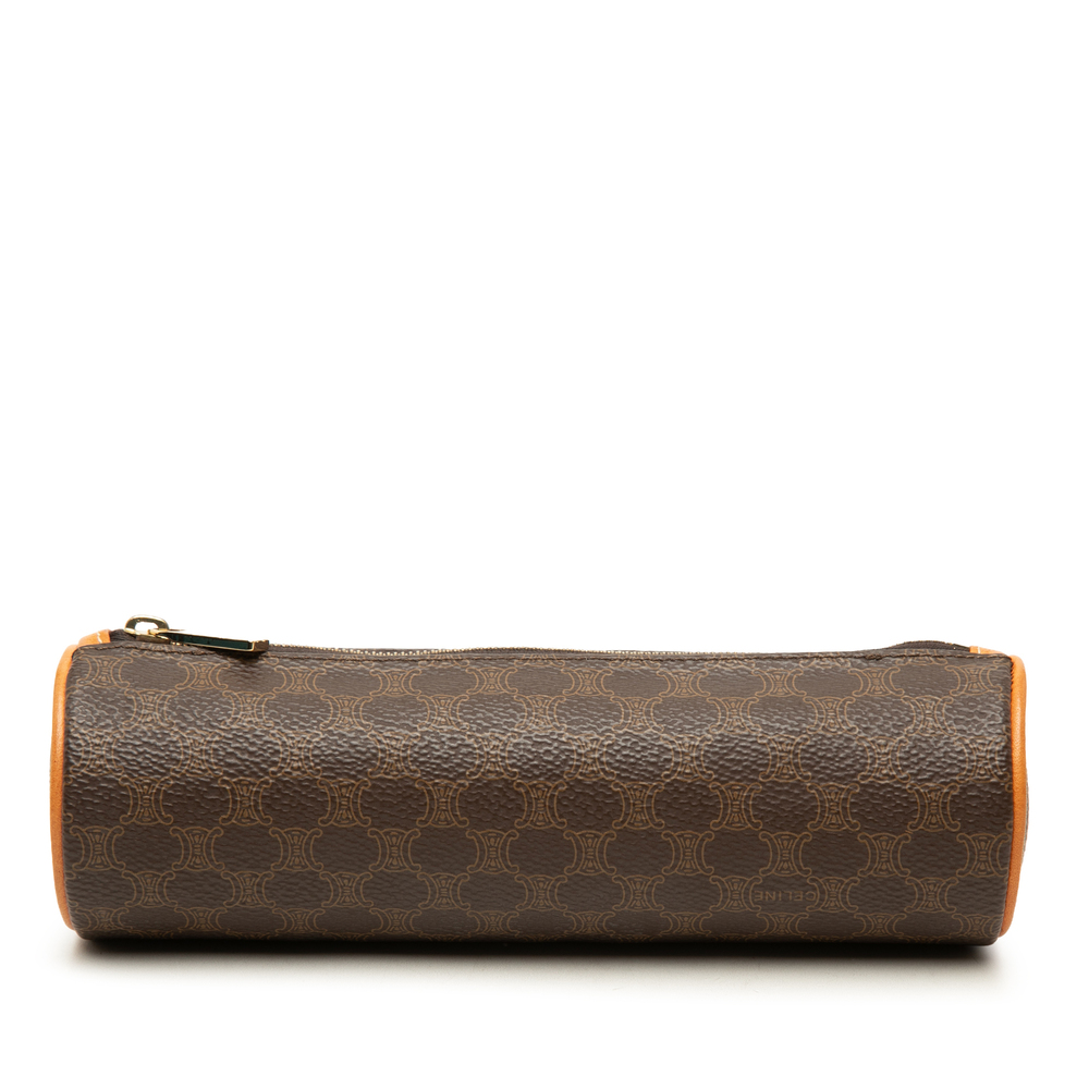 Pre-Loved Celine Macadam Coated Canvas Pencil Case